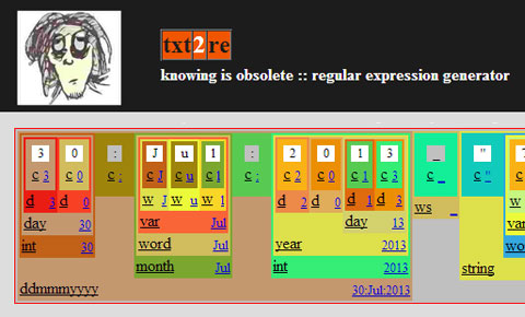 txt2r Regex Tester